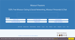 Desktop Screenshot of missouripassions.com