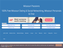 Tablet Screenshot of missouripassions.com